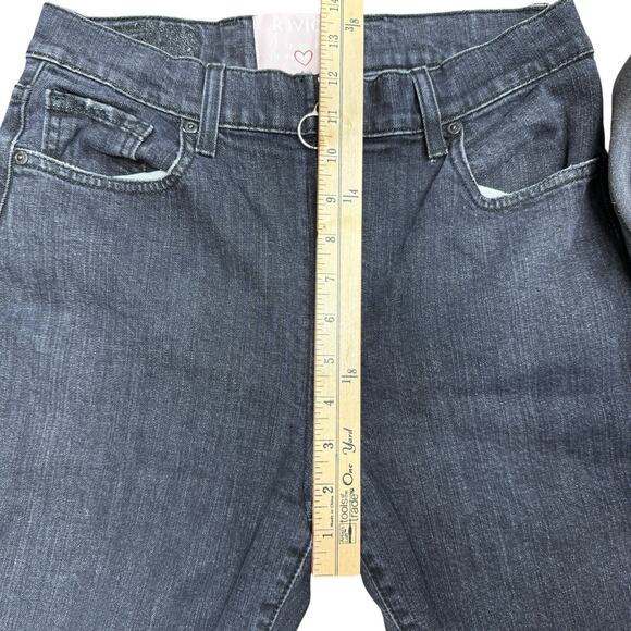 Revice Full Exposed Zipper Chaps Ankle High Rise Jeans Black Size 30 Club Wear - Picture 10 of 10